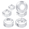 5Pcs 5 Styles Glass Crystal Ball Holder AJEW-PH0006-59-6