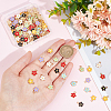 140Pcs 7 Colors Alloy Enamel Charms ENAM-HY0003-03-3