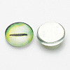 Half Round/Dome Dragon Eye Printed Glass Cabochons LS-GGLA-A002-12mm-AB08-2