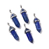 Natural Lapis Lazuli Pointed Pendants G-K329-30P-1