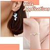 24Pcs 6 Colors Alloy Enamel Connector Charms FIND-YW0011-63-6