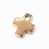 201 Stainless Steel Tiny Cross Charms STAS-D445-109-2