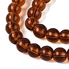 Transparent Glass Beads Strands GLAA-T032-T6mm-30-4