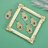 5Pcs Brass Pendant KK-SZ0004-18-4