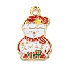 Christmas Theme Alloy Enamel Pendants ENAM-I060-01F-1