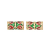 Chinese Style Alloy Enamel Beads X-ENAM-L015-04A-G-3