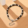 304 Stainless Steel Beaded Bracelets for Women BJEW-M056-08P-05-5