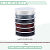12 Rolls 6 Colros Polyester Round Thread OCOR-PH0005-25B-2