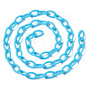 Handmade Opaque Acrylic Cable Chains KY-N014-001D-2