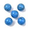 Synthetic Turquoise  Round Ball Beads G-I174-16mm-03-01-1