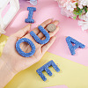5Pcs 5 Styles Handmade Polymer Clay Rhinestone Big Pendants FIND-BT0001-39F-6