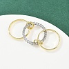 Brass Micro Pave Cubic Zirconia Finger Rings RJEW-D325-01PG-10-3