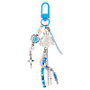 Jellyfish Glass & Acrylic Pendant Decorations HJEW-TAC0032-1