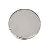 304 Stainless Steel Cuff Ring Components STAS-D372-07P-09-2