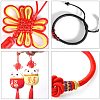 Nylon Satin Rattail Cord NWIR-PH0001-18-WH-9