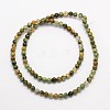 Round Natural Rhyolite Jasper Beads Strands G-N0166-39-4mm-3