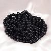 Baking Paint Shell Pearl Round Bead Strands BSHE-L011-6mm-B010-2
