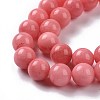 Natural Malaysia Jade Beads Strands G-A146-8mm-B08-5