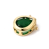 Brass Micro Pave Cubic Zirconia Pendants KK-K419-03G-02-2