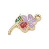 Alloy Enamel Pendants PALLOY-V003-01G-04-2