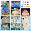 250Pcs 10 Colors Irregular-shape Acrylic Rhinestone DIY-PH0033-89-5