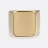 304 Stainless Steel Signet Band Rings for Men RJEW-G091-16-G-3