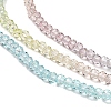Transparent Painted Glass Beads Strands LS-DGLA-A034-T2mm-A15-4