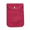 Velvet Jewelry Storage Pouches with Snap Button for Bracelets Necklaces Earrings ABAG-P013-01E-1