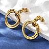 201 Stainless Steel Stud Earrings EJEW-Q026-03G-4