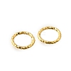 Brass Soldered Closed Rings KK-B147-05B-G-2