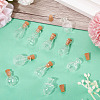 10Pcs Clear Glass Wishing Bottles AJEW-TA0002-85G-7