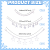 14Pcs 3 Styles Alloy Boot Strap Chains AJEW-ME0003-14-2