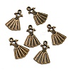 Tibetan Style Alloy Pendants TIBE-T014-32AG-1