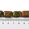 Natural Unakite Beads Strands G-T047-B27-01-5