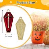 30Pcs 3 Colors Halloween Theme Alloy Enamel Pendants ENAM-SZ0002-71-2