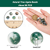 Natural Tree Agate Beads Strands G-AR0003-82-2