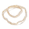 Electroplate Glass Beads Strands EGLA-A034-J6mm-K01-2