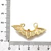 Brass Micro Pave Cubic Zirconia Pendants KK-D339-04G-3