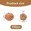100Pcs Rudraksha Mala Beads FIND-DC0008-44C-2