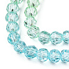 Transparent Glass Beads Strands GLAA-E036-07Y-4