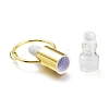 Lipstick Shape Natural Mixed Gemstone Perfume Bottle G-I298-01G-4