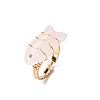 Gemstone Rings RJEW-P161-01G-M-6