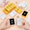 12Pcs 2 Colors Cardboard Necklace Boxes CBOX-PH0001-11-3