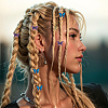 15Pcs 3 Styles Butterfly Printed Alloy Braiding Hair Pendant Decoration Clips OHAR-BM0001-04-5