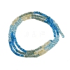 Natural Blue Green Yellow Apatite Beads Strands G-NH0050-B01-01-4