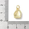 Brass Enamel Pendants KK-B155-05G-01-3