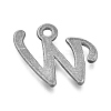 Alloy Letter Pendants LS-PALLOY-J718-01C-W-2