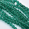 Faceted Bicone Glass Beads Strands EGLA-P017-3mm-09-1