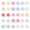 50Pcs 2 Styles Acrylic Bead Caps OACR-TA0004-84-1