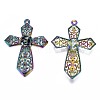 Alloy Big Pendants Rhinestone Settings X-PALLOY-N156-030-RS-2